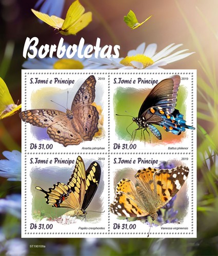 Francobolli farfalle mnh 2019 - francobolli,