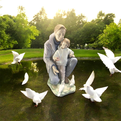 Lladro giorno con - "un, papà"
