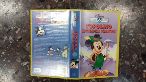 Vhs topolino apprendista - vhs,topolino,