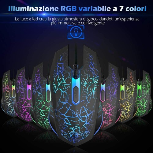 Mouse gaming 105 gioco con - da,