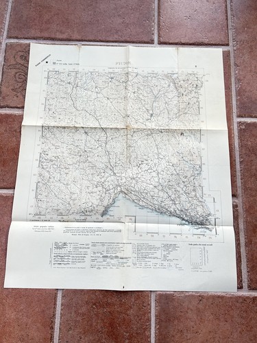 Fiume 1929 carta topografica - fiume,