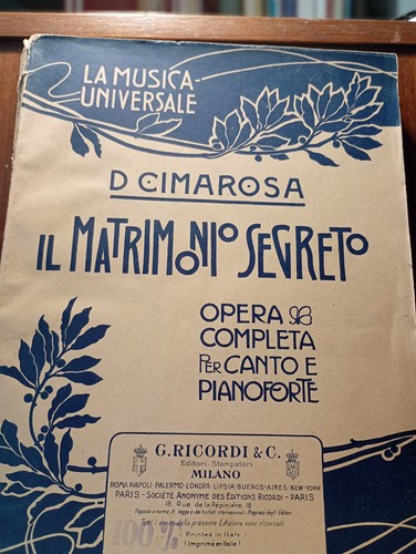 Cimarosa matrimonio - cimarosa,