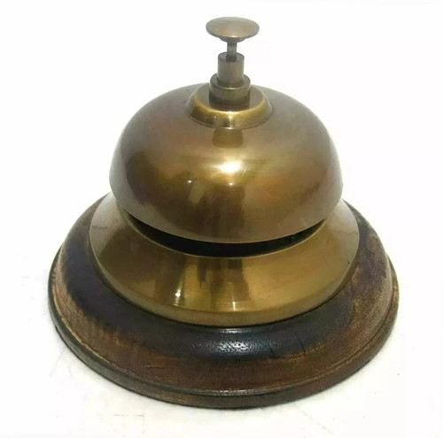 Antico campanello scrivania - campanello,