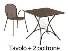 Set esterno tavolo pigalle - set, da