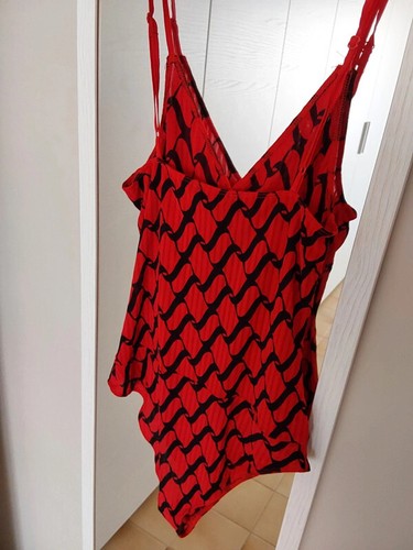 Sexy body rosso nero - body, zara