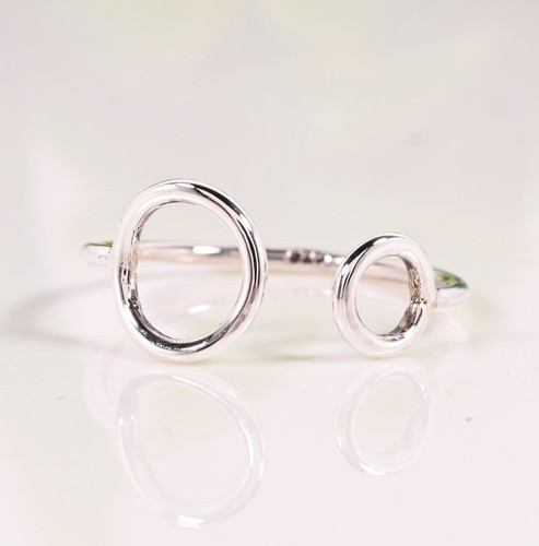Anello cerchio aperto - cerchio,