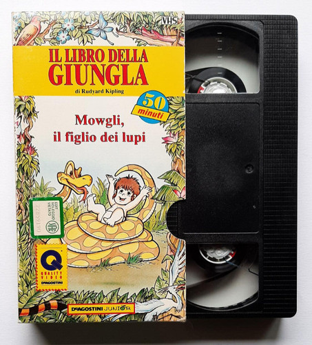 Vhs mowgli figlio - mowgli, dei