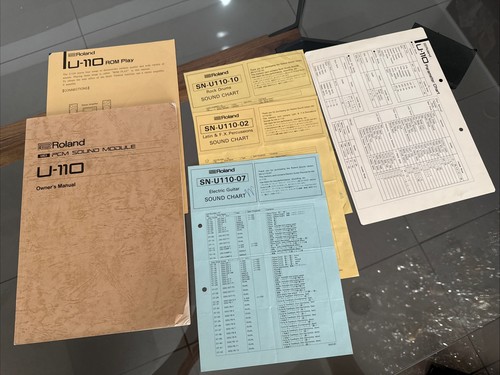 Roland 110 manuali uso - roland, u-110