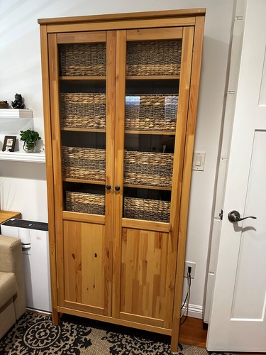 Ikea hemnes bookcase glass - hemnes,