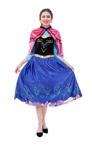 Costume adulto anna frozen - costume,