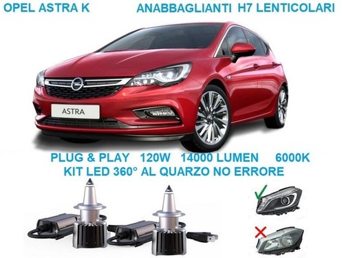 Kit luci led quarzo - led, h7