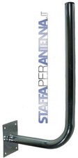 Supporto staffa muro zincata - supporto, a