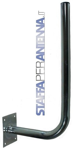 Supporto staffa muro zincata - a,