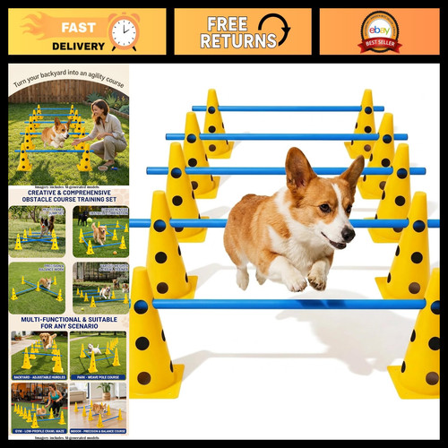 Adjustable dog agility - adjustable,