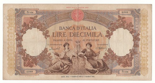 10000 lire repubbliche - lire,