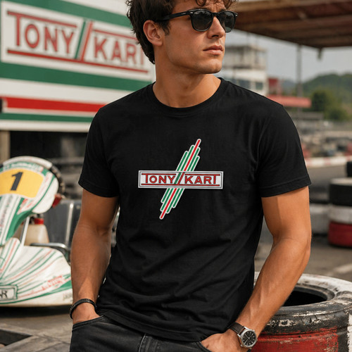 Maglietta tony kart - kart, uomo