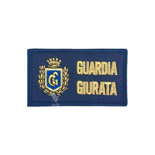 Toppa patch guardia giurata - guardia,