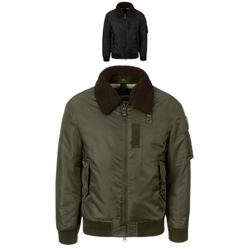 Giacca bomber marshall blu - giacca,