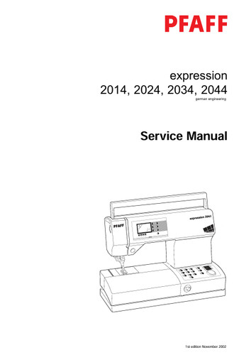 Manuale servizio macchina - di,