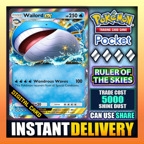 Pokemon tcg pocket wailord - tcg,