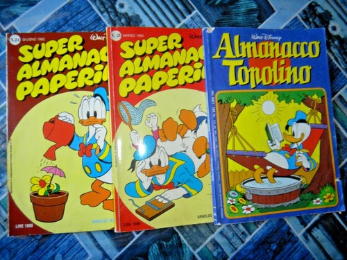 Lotto vecchi albi almanacco - vecchi,