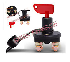Interruttore Stacca Batteria 12-24V 200A + Tappo Camper Barca Trattore Auto Moto
