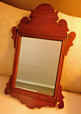 SPECCHIO CHIPPENDALE HENKEL HARRIS WILLIAMSBURG STILE MOGANO
