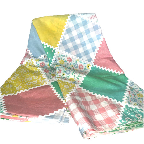 Lenzuolo vintage sears pastel - lenzuolo,