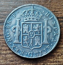 Moneta 1780, 8 Reales Nuovo