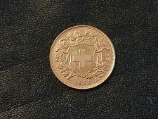 20 franchi oro Helvetia
