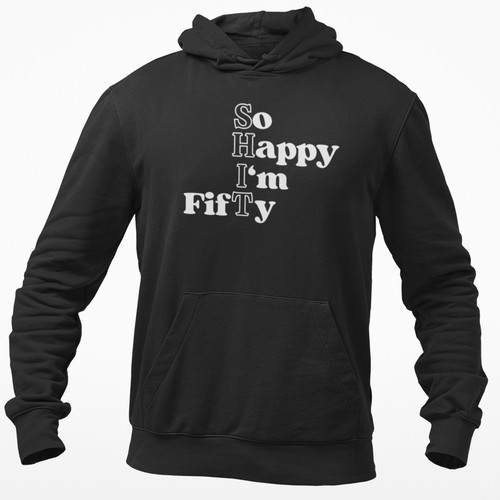 Felpa con cappuccio - so, happy