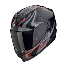 Casco Integrale SCORPION EXO-520 EVO AIR TERRA Nero Argento Rosso