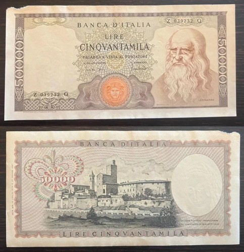 637 000 lire leonardo da - 50.000,