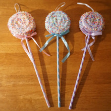 3 grandi lecca-lecca caramelle