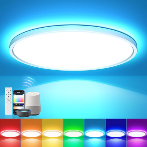 Plafoniera led soffitto rgb - plafoniera,