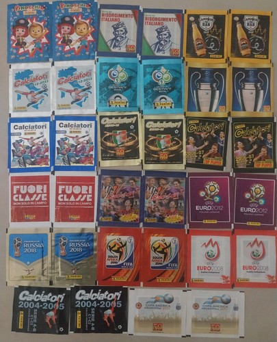 Bustine figurine calciatori - 34,