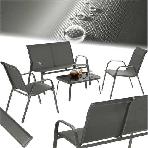 Set salotto giardino 4 - set, da