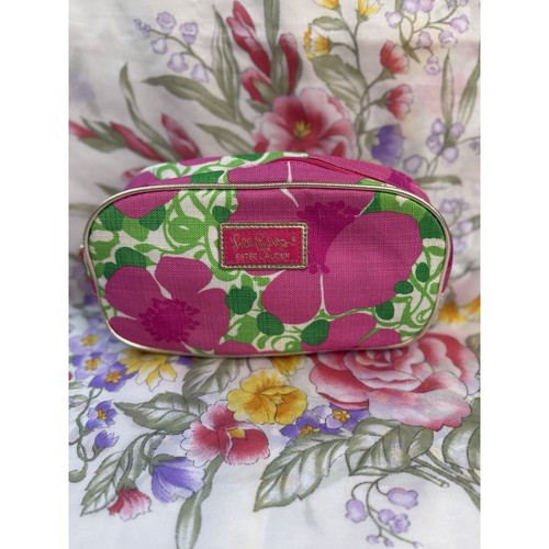 Borsa per trucco floreale rosa