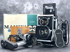 [Quasi come nuova nella scatola] MAMIYA C3 fotocamera professionale pellicola TLR con Girp, cappuccio... GIAPPONE