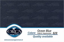 TESSUTO ORCA 828 "OCEAN BLU FABRIC IMPRESSION" NEOPRENE/HYPALON 1600 DENARI PER 