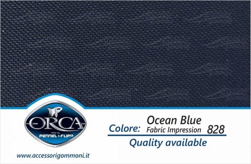 Tessuto orca 828 ocean - 828, blu