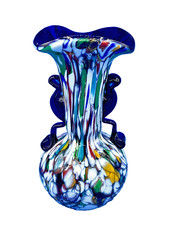 Antico vaso in vetro di Murano