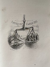 Incisione Fables De Florian