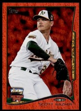 2014 Topps Update Red Foil #US-99 Scott Kazmir Oakland Athletics