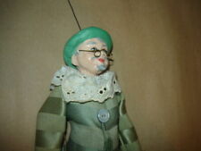 MARIONETTE x TEATRINO VINTAGE 40/50 cm. 18/20 MASCHERA BRIGHELLA CARNEVALE 