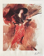 Giovanni Boldini Litografia