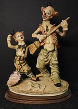 Scultura in resina- Pagliacci marchio Capodimonte - DS statue vintage 1987