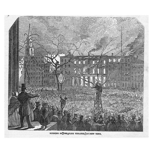 New york incendio del - del, parco
