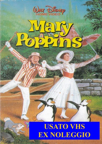 Mary poppins vhs ex noleggio - mary,