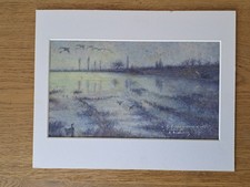 Louis Alfred Andrieux, Caccia alle anatre, disegno, inizio XX°.